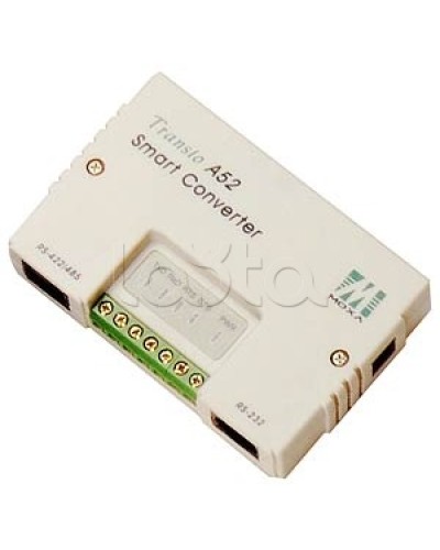 Преобразователь интерфейсов RS-232 в RS-422/485 с изоляцией 2 КВ Moxa A53/220VAC DB9 в Таганроге Дополнительное оборудование для ОПС Pintop.ru