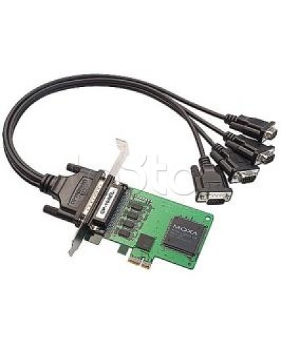 Плата 4-портовая RS-232 для шины PCI Express Moxa CP-104EL-A-DB9M в Таганроге Сетевые карты Pintop.ru