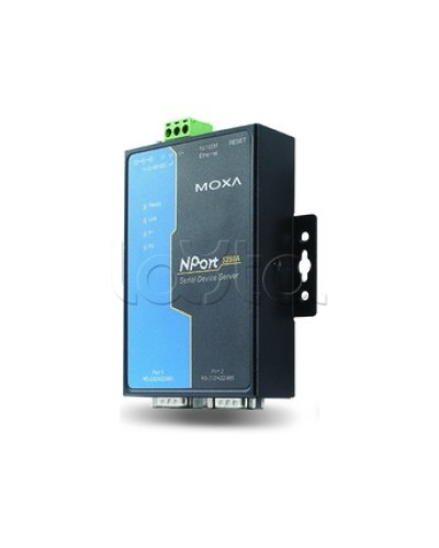 Сервер 2-портовый RS-232/422/485 в Ethernet Moxa NPort 5250A в Таганроге Дополнительное оборудование для ОПС Pintop.ru