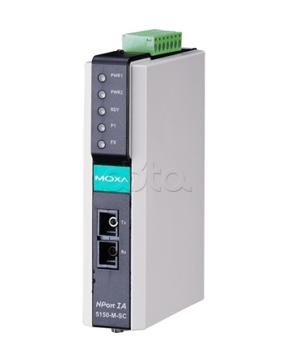Сервер 1-портовый RS-232/422/485 в Ethernet Moxa NPort IA-5150-S-SC в Таганроге Дополнительное оборудование для ОПС Pintop.ru