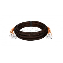 Кабельная сборка NIKOMAX, 5e, неэкранированная, LSZH нг(А)-HFLTx, 10м (NMC-CA6UD2-410C-FT-FT-010)