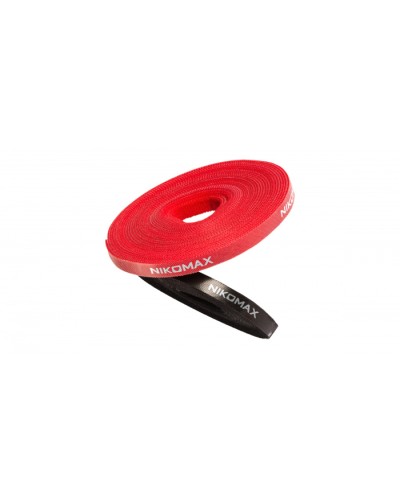 NIKOMAX (NMC-CTV05M-09-RL-BK) - Стяжка-липучка NIKOMAX нарезаемая, в рулоне 5м, ширина 9мм, черная в Таганроге Стяжки-хомуты Pintop.ru