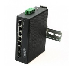 Промышленный управляемый (L2+) PoE коммутатор Gigabit Ethernet на 6 портов OSNOVO SW-80402-IL(port 90W,360W)