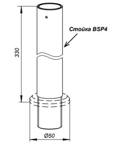 Стойка PERCo-BSP4 в Таганроге Дополнительное оборудование для СКУД Pintop.ru
