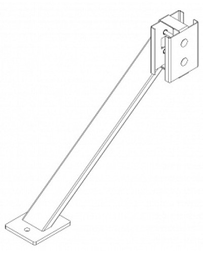 Упор PERCo-MB-16.9 в Таганроге Дополнительное оборудование для СКУД Pintop.ru
