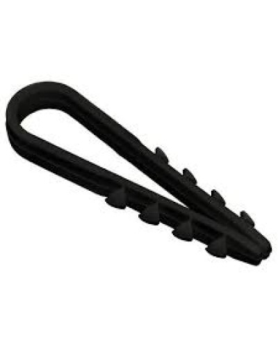 Дюбель-хомут 19-25 черный (100шт/уп) PROCONNECT 07-4523 в Таганроге Стяжки-хомуты Pintop.ru