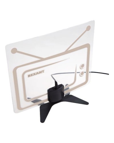 Антенна комнатная «Активная» для цифрового телевидения DVB-T2, Ag-717 REXANT 34-0717 в Таганроге Системы видеонаблюдения Pintop.ru