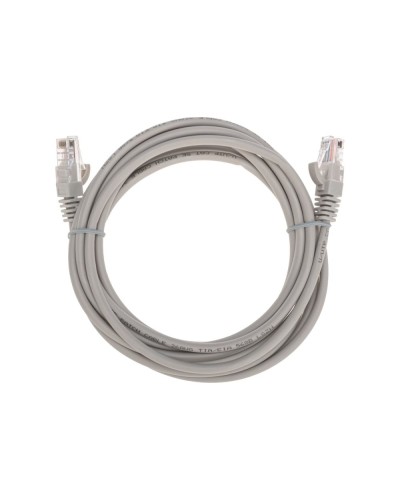 Патч-корд U/UTP, CAT 5e, RJ45-RJ45, 26AWG, LSZH, серый, 3м REXANT 02-0100-3 в Таганроге Патчкорды (медные) Pintop.ru