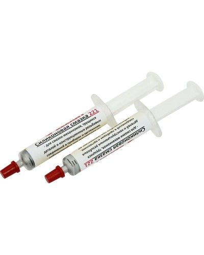 Смазка силиконовая 221, до +350 C, 2 мл, шприц REXANT (09-3955) в Таганроге Монтажные материалы Pintop.ru