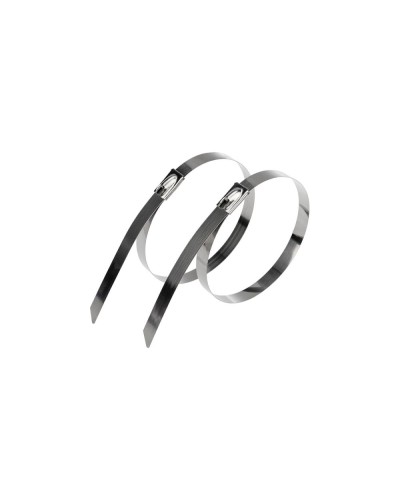 Стяжка кабельная стальная (304) 400x4,6мм (50 шт/уп) REXANT (07-0408) в Таганроге Стяжки-хомуты Pintop.ru