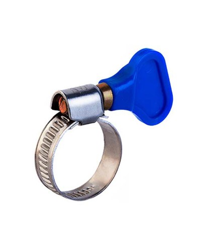 Хомут червячный 16-25/9-0,7мм, с ключом, нержавеющая сталь W2, (50 шт/уп) REXANT 07-0716-1 в Таганроге Стяжки-хомуты Pintop.ru