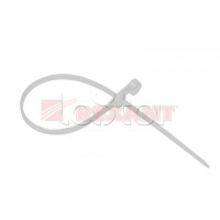 Хомут-стяжка нейлоновый под винт 2.5х100 мм белый (100шт/уп) REXANT 07-0104