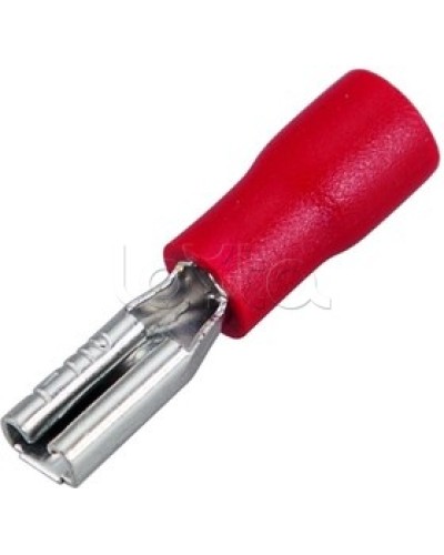 Клемма плоская изолированная 0.5-1.5 мм² (КПИ гнездо - 3.8мм) (100шт/уп) REXANT 08-0411 в Таганроге Клеммные колодки Pintop.ru