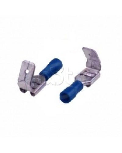 Клемма плоская изолированная 1.5-2.5 мм² (КПИ гнездо+штекер - 7.4мм+6.3мм) (100шт/уп) REXANT 08-0424 в Таганроге Клеммные колодки Pintop.ru