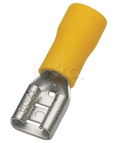 Клемма плоская изолированная 4-6 мм² (КПИ гнездо - 7.4мм) (100шт/уп) REXANT 08-0451 в Таганроге Клеммные колодки Pintop.ru