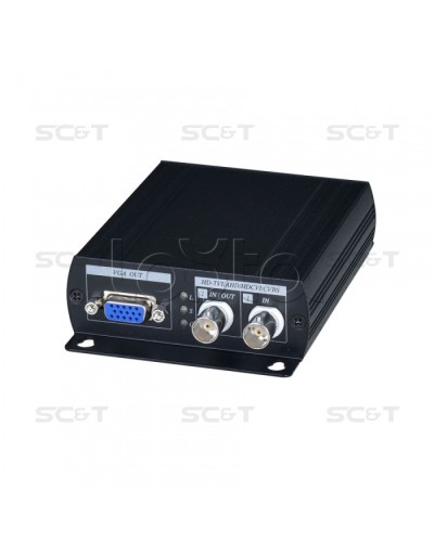 Преобразователь-разветвитель AHD/HDCVI/HDTVI в HDMI/VGA/CVBS SC&T AD001HD4 в Таганроге Видеоусилители, Модуляторы, Делители Pintop.ru