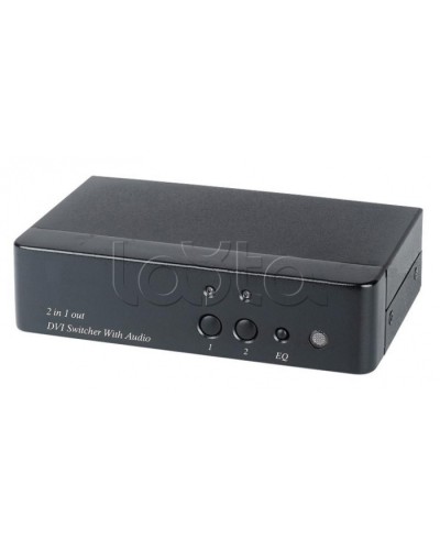 Коммутатор DVI и аудио сигналов SC&T DS02A в Таганроге Видеоусилители, Модуляторы, Делители Pintop.ru