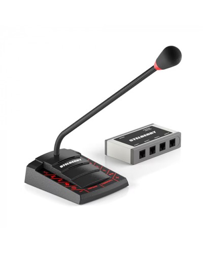 Пульт громкого оповещения STELBERRY F-742 в Таганроге Микрофонные консоли и микрофоны Pintop.ru