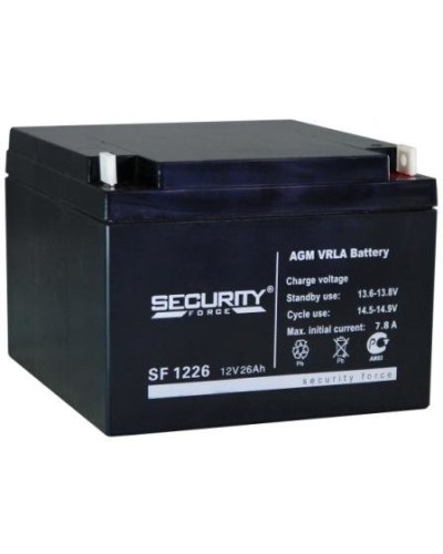 Аккумулятор свинцово-кислотный Security Force SF 1226 в Таганроге Электротехническое оборудование Pintop.ru