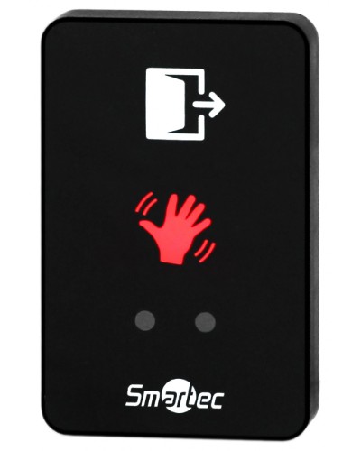Кнопка ИК-бесконтактная накладная ИД индикатор Smartec ST-EX310L-BK в Таганроге Кнопки выхода Pintop.ru