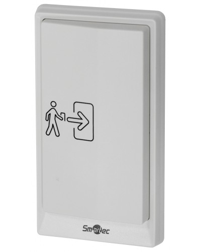 Кнопка пластиковая, накладная, локтевая, НЗ/НР контакты, размер: 175х95х25 мм Smartec ST-EX710-WT в Таганроге Кнопки выхода Pintop.ru