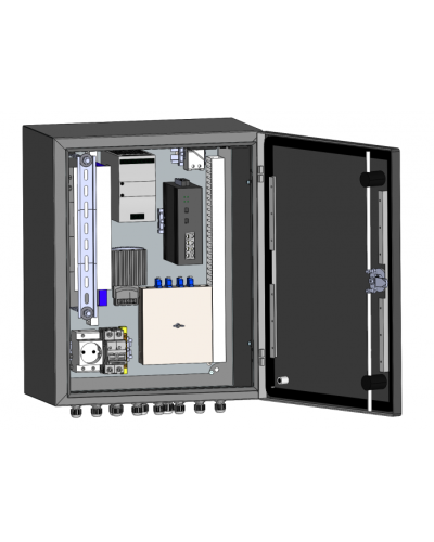 Узел коммутации всепогодный SpaceCam SC-Box-L2-8GP-240-2G-UPS(L) в Таганроге Коммутаторы Pintop.ru
