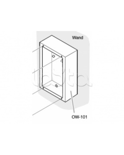 Коробка накладная TOA OW-101 в Таганроге Аксессуары для СОУЭ Pintop.ru