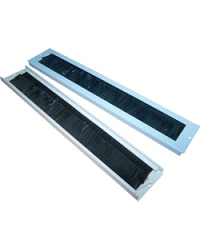 Ввод кабельный щеточный для настенных шкафов (серый) TWT TWT-CBW-BP в Таганроге Аксессуары для стоек и шкафов Pintop.ru