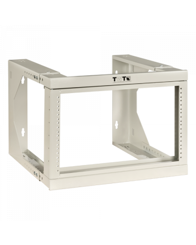 Рама настенная 19, с регулируемой глубиной 461-664 мм, 9U, серая TWT (TWT-FRWAJ-9U-GY) в Таганроге Аксессуары для стоек и шкафов Pintop.ru