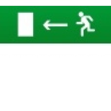 Табло световое плоское Арсенал Безопасности Молния-12 "Человек влево в дверь"