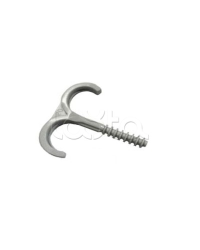 Держатель (клипса) F типа двойнаядля труб D16-20 мм Экопласт 41826 в Таганроге Держатели, клипсы, скобы Pintop.ru