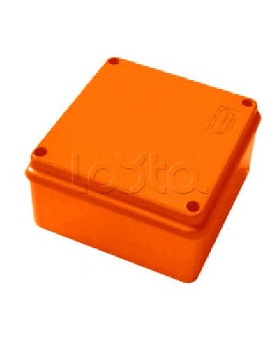 Коробка огнестойкая 100х100х55, 5P, (2,5-16 мм2), без галогена Экопласт 42037HF в Таганроге Коробки (ОКЛ) Экопласт Pintop.ru