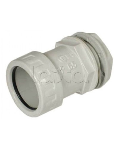 Муфта «труба-коробка» D25 мм Экопласт 42725 в Таганроге Аксессуары для труб (ОКЛ) Экопласт Pintop.ru