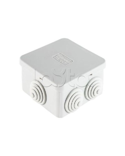 Коробка распределительная о/п 70х70х40, 6 вых, без галогена Экопласт 44056HF в Таганроге Распределительные коробки Pintop.ru