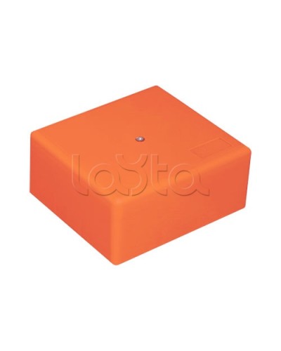 Коробка огн. с глад. стенками,без галогена, IP41, 12P, (1,5-6мм2) (оранж) ОКЛ Экопласт (46281HF) в Таганроге Распределительные коробки Pintop.ru
