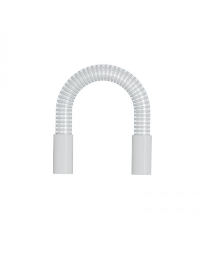 Гибкий переход для трубы диам. 25мм, длина 30см, цвет белый (49415W) в Таганроге Повороты, муфты, тройники Pintop.ru