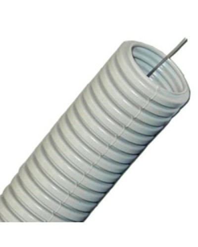 Труба гофрированная ПП легкая диам 25 мм, с зондои Экопласт 60125 в Таганроге Труба гофрированная Pintop.ru
