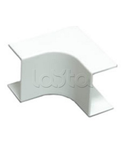 Угол внутренний плавный стандарт TIA 20х12,5 мм Экопласт 72114R в Таганроге Аксессуары для кабель-канала Pintop.ru