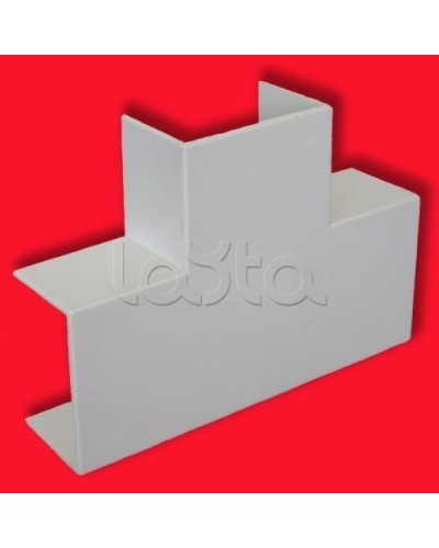 Угол Т-образный для кабель-канала МЕХ, для сечения 60/3x16 Экопласт 72412 в Таганроге Аксессуары для кабель-канала Pintop.ru