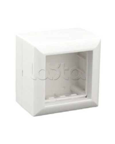 Коробка для открытой проводки на 1 пост 45х45 мм Экопласт 72914 в Таганроге Распределительные коробки Pintop.ru