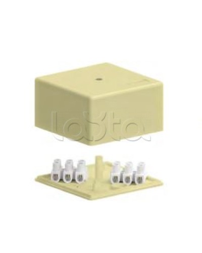 SD4 Коробка распределительная для о/п, 140x75x40мм без галогена (белый) Экопласт (72933HF) в Таганроге Распределительные коробки Pintop.ru