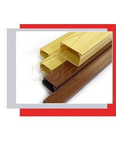 Миниканал 16x16 серия MEX с текстурой дерева (орех) Экопласт 77002N-2 в Таганроге Аксессуары для кабель-канала Pintop.ru