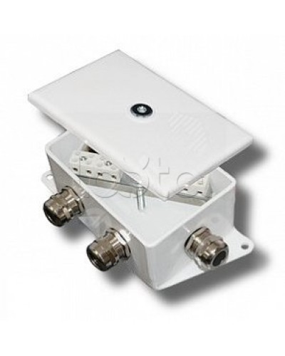 Коробка монтажная огнестойкая Гефест КМ-О (10к)-IP66-d, два ввода 120х80х68 в Таганроге Распределительные коробки Pintop.ru