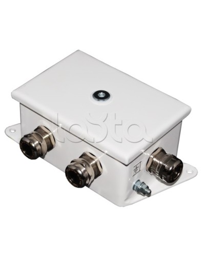 Коробка монтажная огнестойкая Гефест КМ-О (12к*10,0)-IP66-d, три ввода 120х80х68 в Таганроге Распределительные коробки Pintop.ru