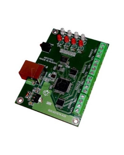 Конвертер USB/RS-422 ИНФОТЕХ AVT-USB/4RS422 в Таганроге Дополнительное оборудование для ОПС Pintop.ru