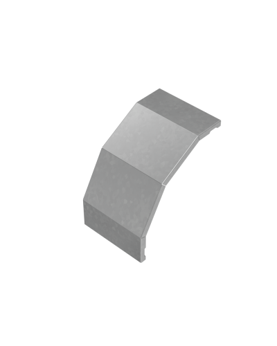 Крышка внешнего вертикального угла 90 гр. 150 мм ПЛЮС HD КМ-Профиль (KVLplus90-150 HD) в Таганроге Аксессуары для лотков Pintop.ru