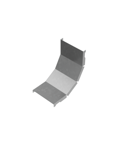 Крышка внутреннего вертикального угла 90 гр. 100 мм ПЛЮС INOX304 КМ-Профиль (KNLplus90-100 INOX304) в Таганроге Аксессуары для лотков Pintop.ru