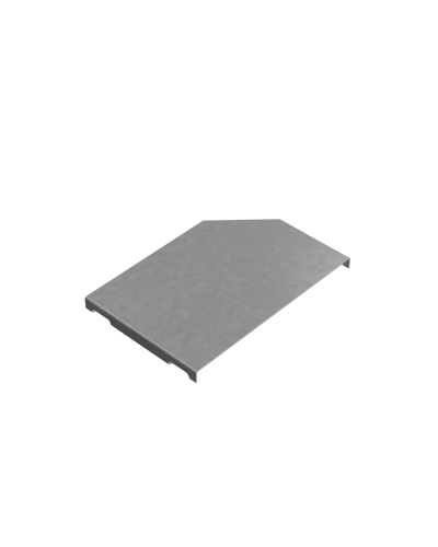 Крышка переходника левого 150-200 мм ПЛЮС КМ-Профиль (KPDplus150-200-L) в Таганроге Аксессуары для лотков Pintop.ru