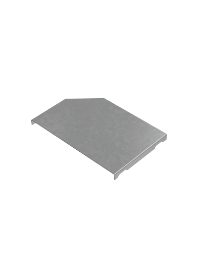 Крышка переходника правого 150-200 мм ПЛЮС КМ-Профиль (KPDplus150-200-R) в Таганроге Аксессуары для лотков Pintop.ru