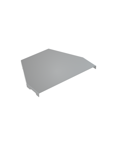 Крышка переходника центрального 100-150 мм КМ-Профиль (KPD100-150-C) в Таганроге Аксессуары для лотков Pintop.ru